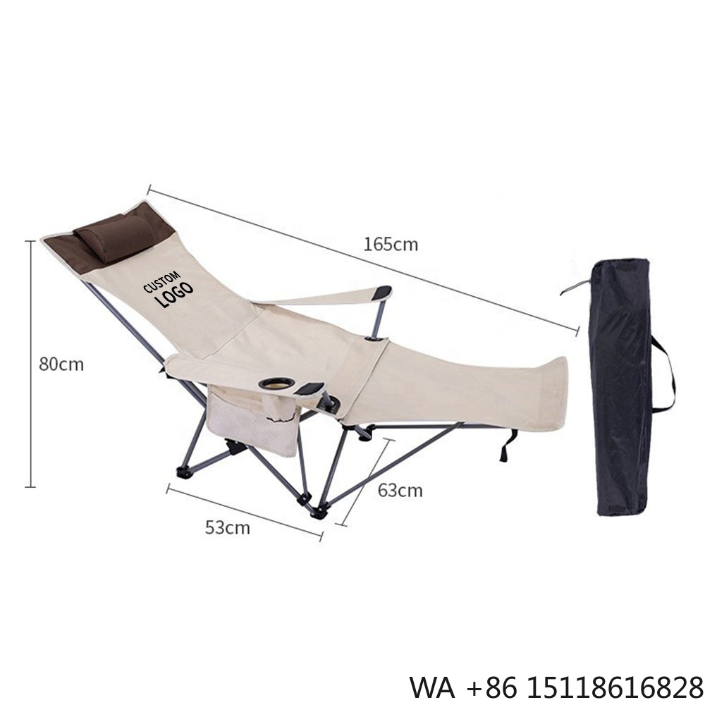Outdoor Camping Furniture - Портативное складное кресло-шезлонг, легкое, регулируемое, для