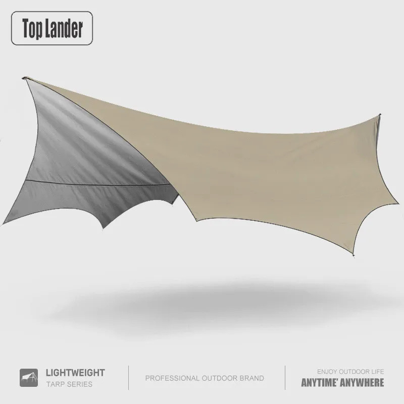 Waterproof Tarp Shelter - Восьмиугольник 5,1x5,1 м большой брезент водонепроницаемый