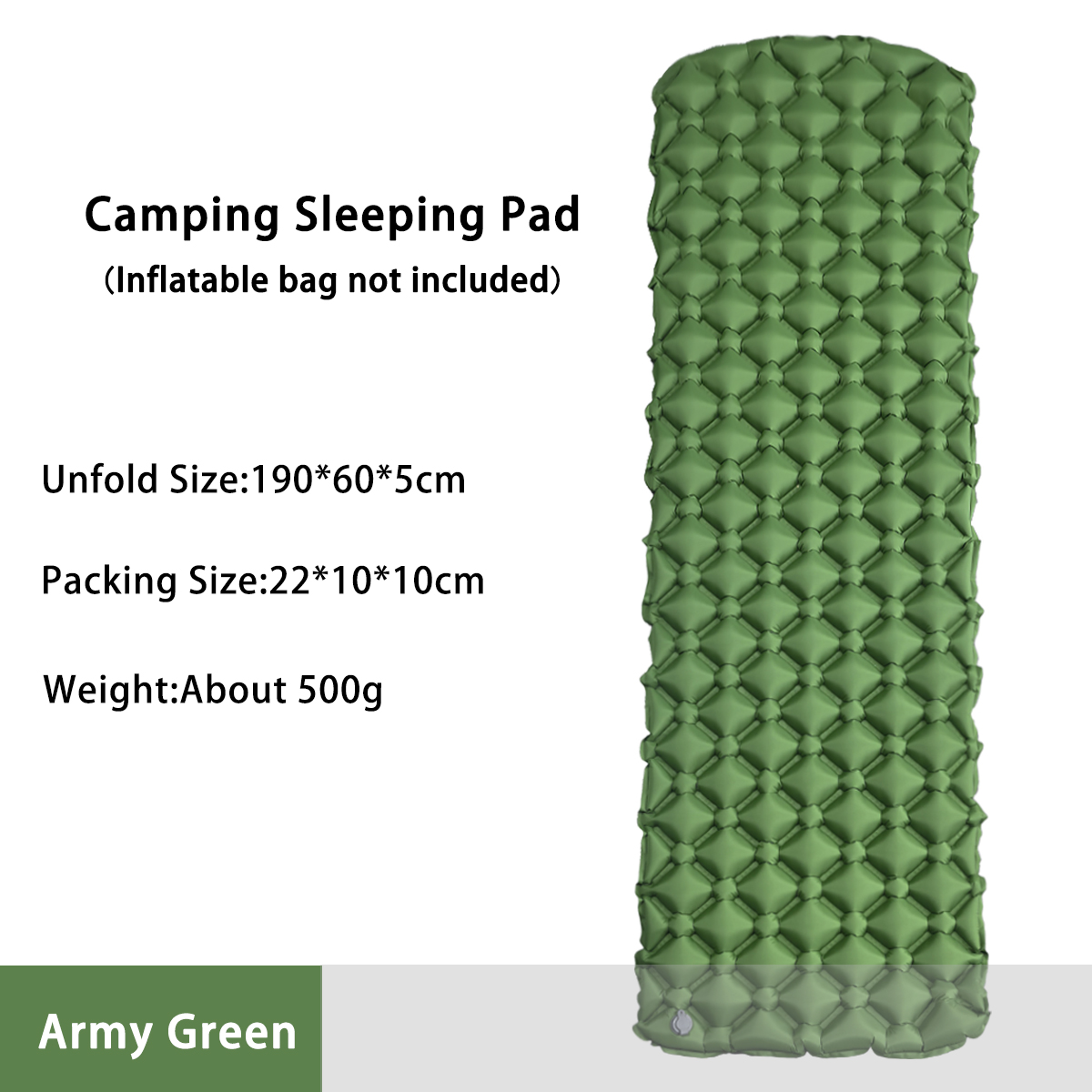 Outdoor Camping Rug - Надувной матрас для кемпинга, складная походная