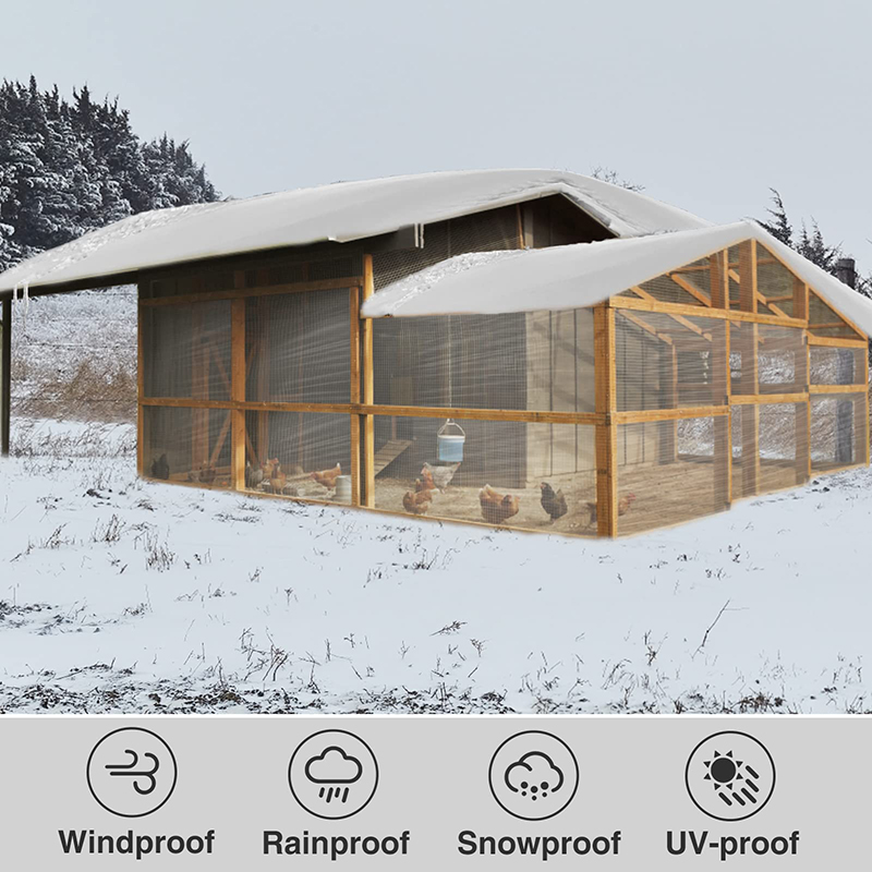Прозрачный брезент 2*3 4 5 6 7 – обзор и цена Waterproof Tarp Shelter