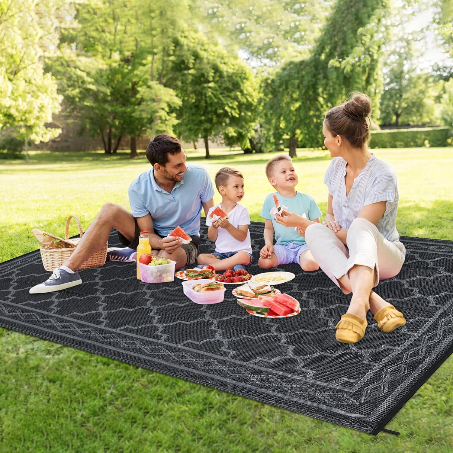 Пластиковый коврик для улицы 8 – обзор и цена Outdoor Camping Rugs 8X10
