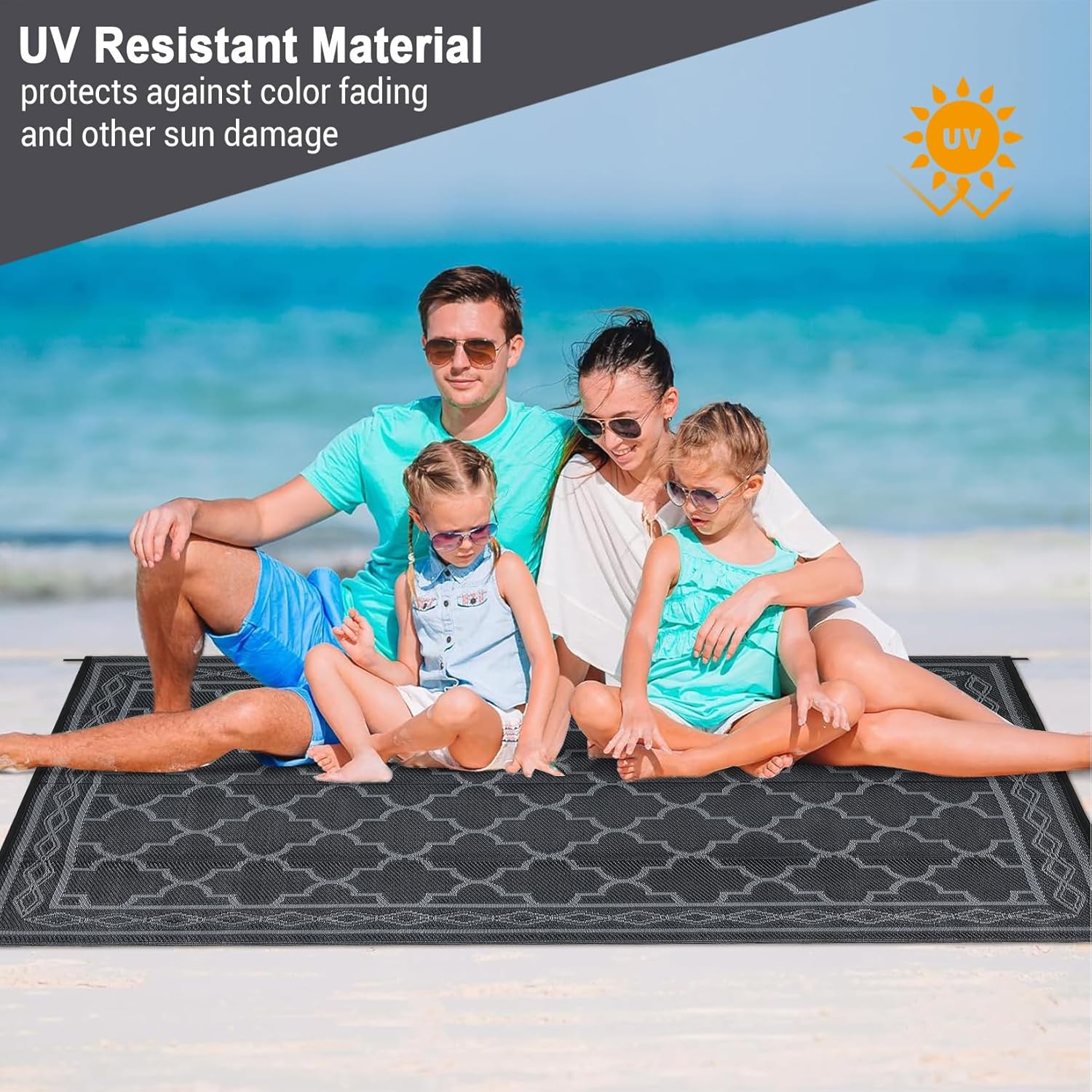 Пластиковый коврик для улицы 8 – обзор и цена Outdoor Camping Rugs 8X10