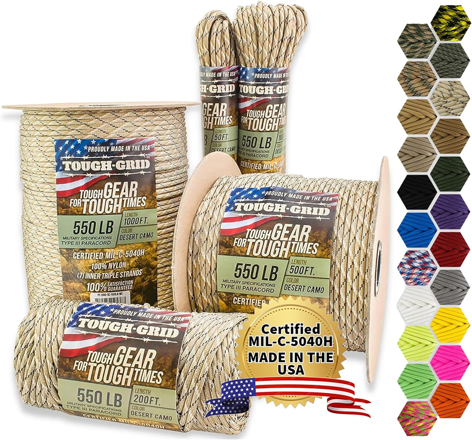 Паракорд 550, нейлоновый параш – обзор и цена Outdoor Camping Usa