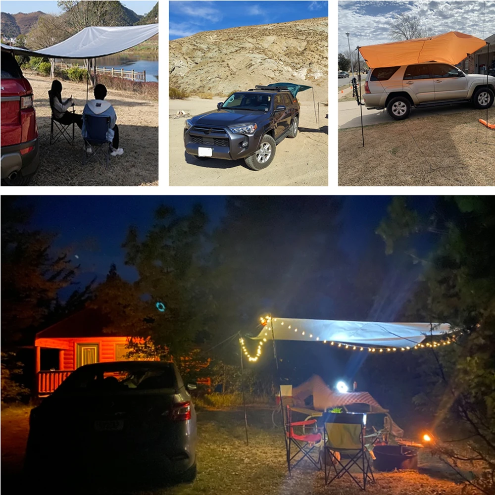 Выдвижной автомобильный тент 2 – обзор и цена Waterproof Tarp Shelter