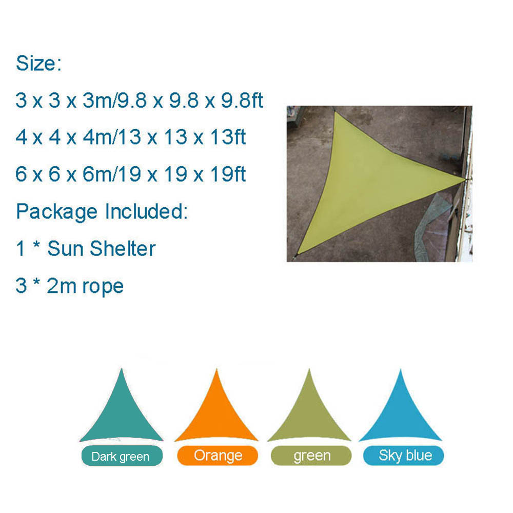 6x6x6 m треугольник солнцезащи – обзор и цена Waterproof Tarp Shelter