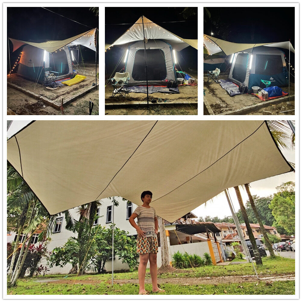 Восьмиугольник 5,1x5,1 м больш – обзор и цена Waterproof Tarp Shelter