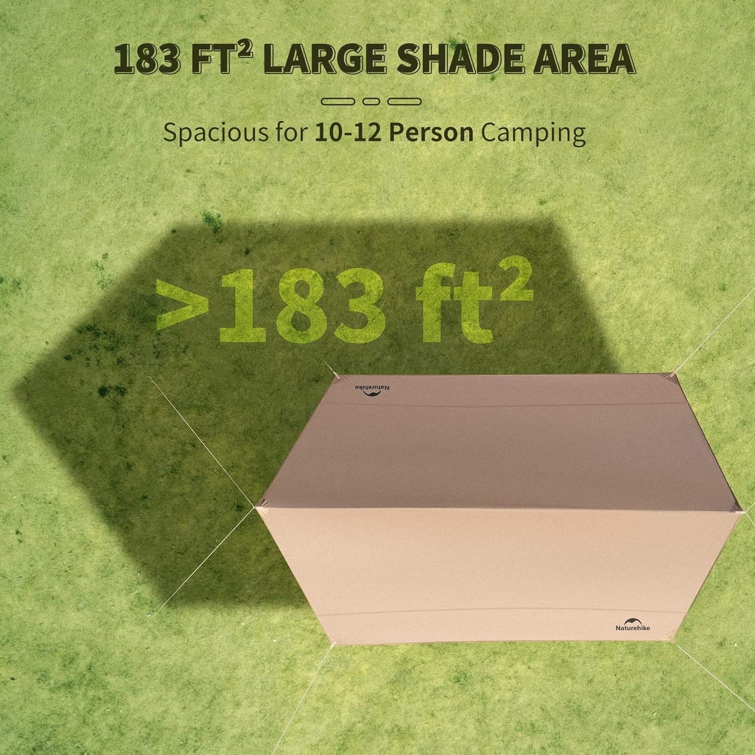 Палатка-тент Naturehike для ке – обзор и цена Waterproof Tarp Shelter